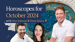 Sun amp Rising Sign Horoscopes for October 2024 [upl. by Alaehcim481]