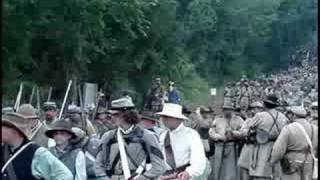 Gettysburg 2008 Civil War Reenactment ANV Marching to Battle [upl. by Lourie528]