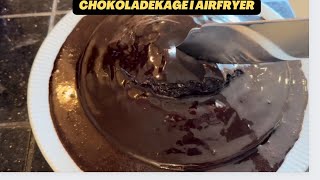 Chokoladekage i Airfryer  Danmark [upl. by Celeste]