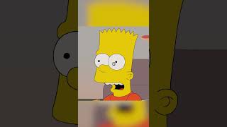 Bart broke the Springfield sign 😱😥 simpsons shorts [upl. by Popele]