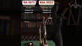 comparative analysis of IEA and BSA 2023 ।All Judiciary Exams [upl. by Sucram]