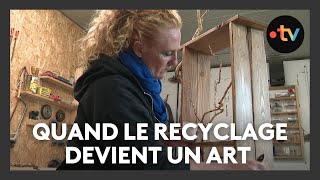 Environnement  quand le recyclage devient un art [upl. by Aicylla]