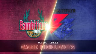 Bambitious Nara vs Rizing Zephyr Fukuoka  Game Highlights [upl. by Purdy614]