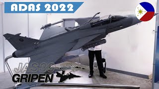 Asian Defense and Security ADAS 2022 by SAAB Jas 39 Gripen in Pasay City Philippines [upl. by Dorlisa]