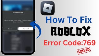 How To Fix ROBLOX Error Code769Easy to fix this problem  game id17  iphoneAndroid2024 [upl. by Eiryk490]