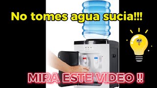 Solución al agua sucia del dispensador despachador de agua  aqui la solución [upl. by Yusuk]