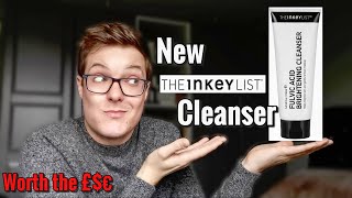 THE INKEY LIST FULVIC ACID BRIGHTENING CLEANSER Review  The Inkey List Cleanser for Brighter Skin [upl. by Ennirok]