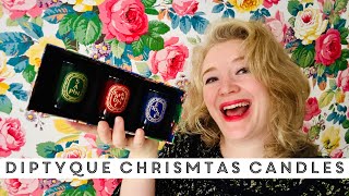 Diptyque Christmas candle collection 2024 review [upl. by Drwde]