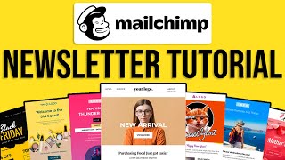 How To Create A Newsletter 2024 Mailchimp Newsletter Tutorial [upl. by Reede]