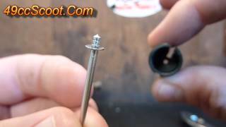 TwoStroke Scooter  ATV Carburetor Settings And Adjustments 3of4  Needle Clip [upl. by Malcolm]