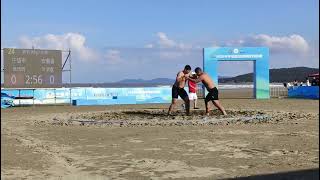 Beach Wrestling China  90kg [upl. by Nosyarg]