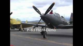 KING COBRA P63 AEROBATIC FLIGHT DEMO [upl. by Rosenkranz]