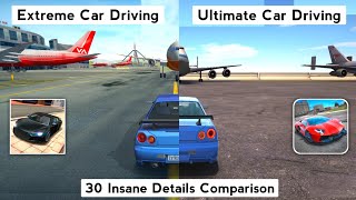 Extreme Car Driving Simulator vs Ultimate Car Driving Simulator  Best Car Games Details Comparison [upl. by Hannover872]