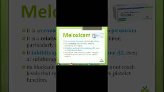 Meloxicam Uses Dosage and Side Effects Explained nsaids medical pharmacology [upl. by Zonda]