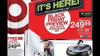 Target Black Friday Ad 2016 [upl. by Cullie]