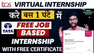 TCS Launched Online Internship  TCS Forage Virtual Internship Answers  Get Certified in 5 Minutes [upl. by Onahpets]