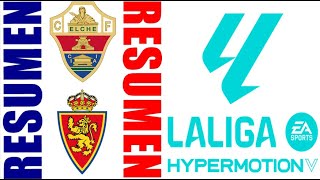 Real Zaragoza 30 Elche CF Resumen  La Liga 2  20242025 [upl. by Rogovy]