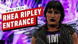 WWE 2K24 Rhea Ripley Full Ring Entrance [upl. by Aracat]