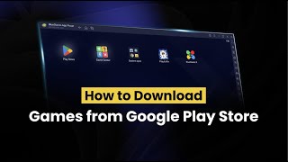 How to download games from Google Play Store on PC with BlueStacks [upl. by Nalim]