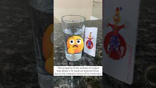 Surface tension experiment sciencefun physics physicsfundamentals physicsfun [upl. by Miharbi619]