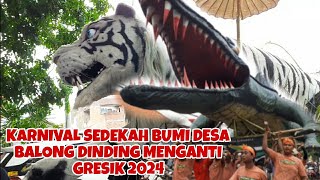 KARNIVAL SEDEKAH BUMIDesa Balong dinding menganti gresik 2024 [upl. by Yrrad]