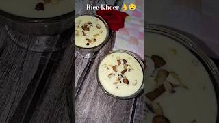 Rice kheer 🤤 super and instant  sweet recipe  rice Kheer [upl. by Riba921]