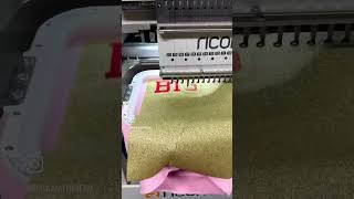 Embroidering Faux Chenille Letters on My Ricoma MT2001 Industrial Embroidery Machine  Work With Me [upl. by Fineberg]