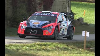 Rallysport Action WRC European Central Rally 2024 Sunday in Deutschland WP 15 und 18 [upl. by Yerg]