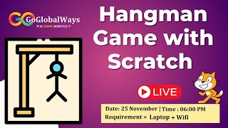 Hangman Game with Scratch  Hangman Game [upl. by Aitnyc]