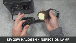 Fixing a Forgotten 12V 20W Halogen Inspection Lamp Vintage Car Tool Meets Modern Goal Zero Power [upl. by Tonry814]