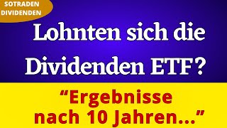 Lohnt sich ein Dividenden ETF [upl. by Thorrlow]