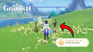 Cara Mendapatkan Hidden Achievement Kritik Estetika【Genshin Impact】 [upl. by Siuraj]