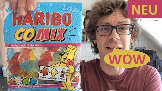 Haribo Comix Neue Sorte im Taste Test  So kannst du Geschmacksrichtungen selber mischen [upl. by Marice]