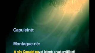 Rómeó és Júlia GyűlöletCapuletnével karaoke [upl. by Irap]