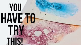 The most relaxing watercolor technique ever [upl. by Shannan]