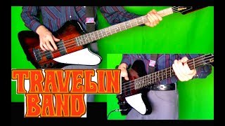 Travelin Band  Isolated Bass  Bass Cover [upl. by Hilbert]