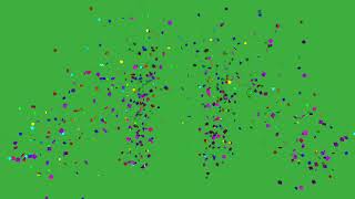 6 TOP GREEN SCREEN CONFETTI EXPLOSION  FULL HD [upl. by Murtagh141]