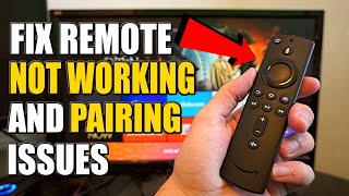 5 STEPS to FIX Fire Stick TV Remote Not Working or Pairing Easy Method [upl. by Bernardine]