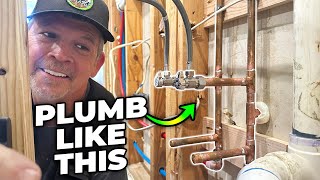 USE THIS COPPERPEX SETUP IN YOUR KITCHEN REMODEL  Kitchen Remodel Part 4 [upl. by Bryce]