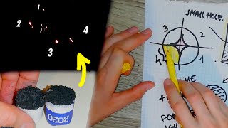 FIRING my HOMEMADE CROSSETTES   Explaining how crossette star works [upl. by Vaenfila]