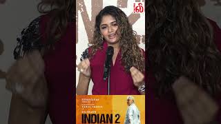 இன்னைக்கு ஜோக் சொல்ல மாட்டேன் 🤣  Aditi Shankar Fun Speech at Indian 2 Audio Launch [upl. by Rubbico]