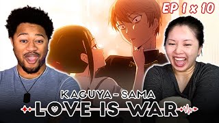 NOW THEYRE EVEN 🥺  KaguyaSama Love Is War Ep 10 REACTION [upl. by Gnok]