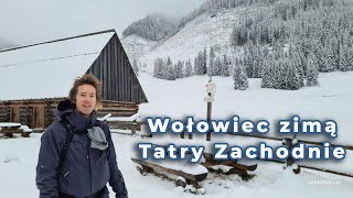 Wołowiec zimą Niezapomniana przygoda w śniegu  Podbój Tatr Zachodnich przez Dolinę Chochołowską [upl. by Bainbrudge]