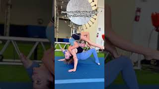 Rate this CONTORTION move with SOFIE DOSSI  shorts flexibility [upl. by Aeht552]