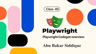 Playwright Codegen overview Playwright Java Scrip Bangla Tutorial 05 [upl. by Nosde]