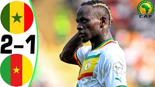 Senegal vs Cameroon 21  All Goals and Highlights  2024 🔥 MANE [upl. by Ajoop]