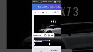 Design a car poster with me in canva ✨ [upl. by Raven]