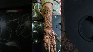 Simple khafif Mehndi Design  trending design ✨ mehndi trendinmehndi shortvideo [upl. by Nomelif]