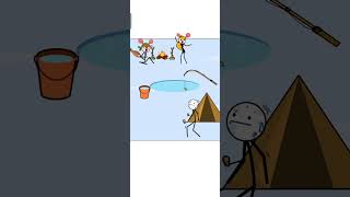 Minecraft  Animation vs minecraft  Stickman vs craftsman  minecraft shorts [upl. by Shina661]