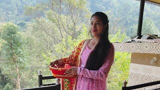 shortvideo Gulabi Sharara Thumak Thumak Uttarakhand Song  Cover By Sonia Bharghai [upl. by Lanuk]